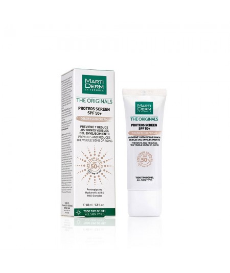 Martiderm Proteos Screen SPF50 Crema Fluida Color 40 ml