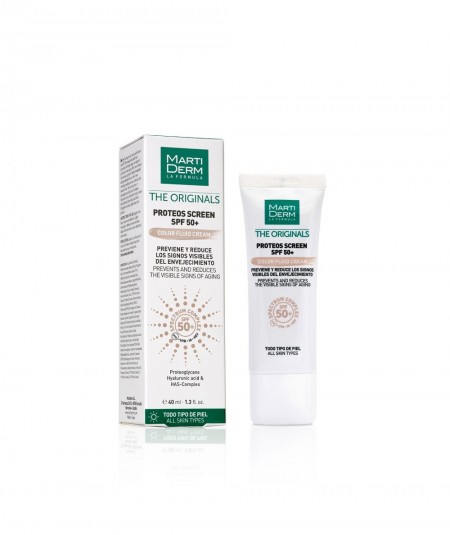 Martiderm Proteos Screen SPF50 Crema Fluida Color 40 ml