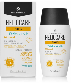 Pack Heliocare 360º Pediatrics Lotion SPF50 200ml + Heliocare 360º Mineral SPF50 50ml