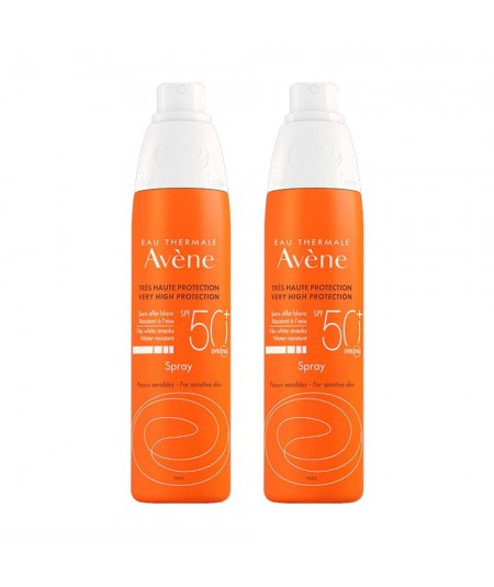 Duplo Avene Spray Transparente SPF50+ 2x200 ml