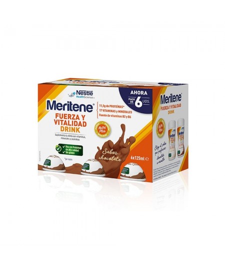 Meritene Drink Pack Chocolate 6 Uds