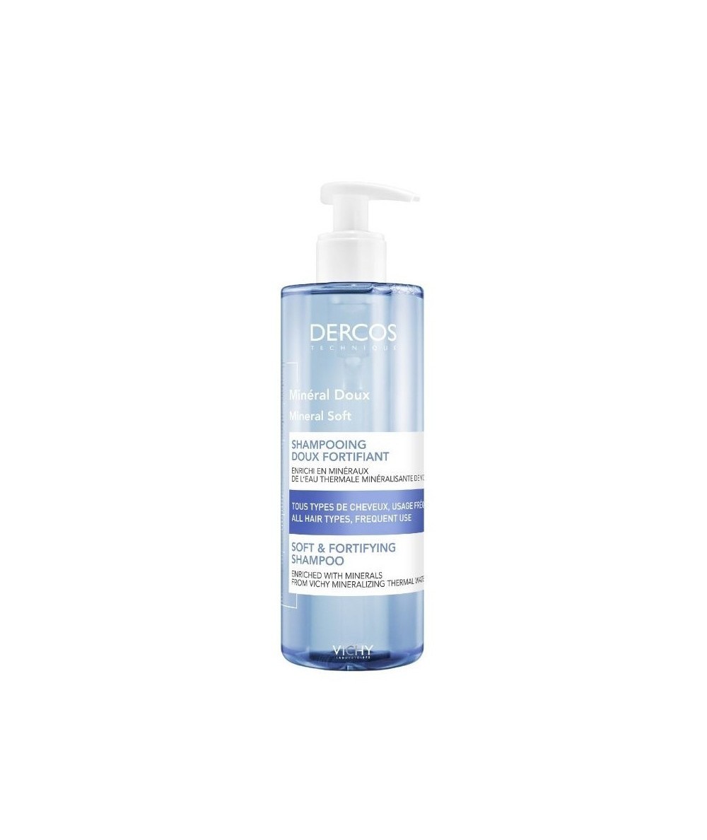 Vichy Dercos Champú Suave Uso Frecuente 400ml