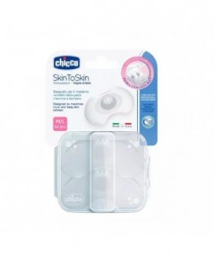 Chicco Protege Pezón Silicona  M/L 2 Unidades