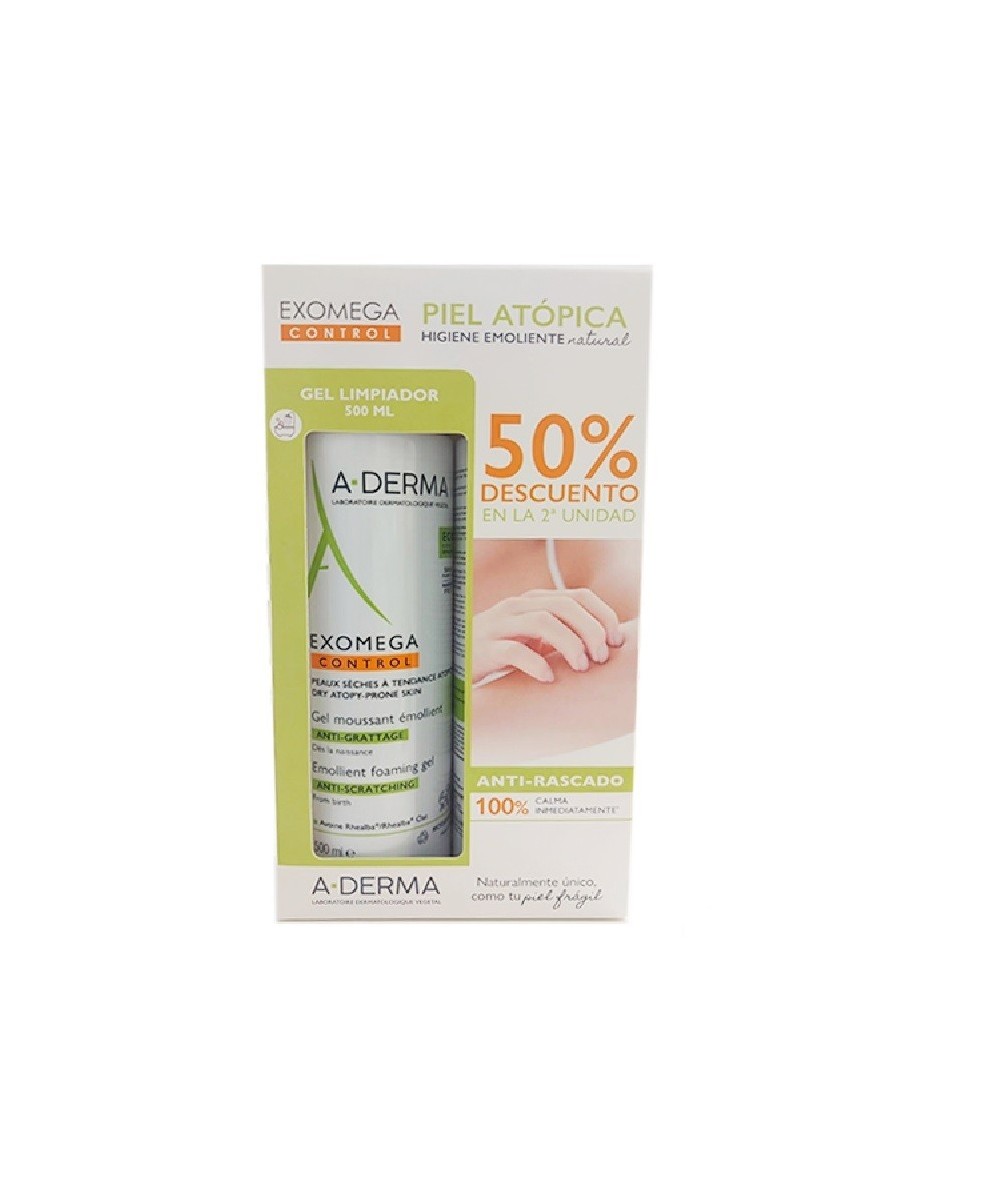 A-Derma Exomega Gel Lavante Emoliente Duplo 500ml