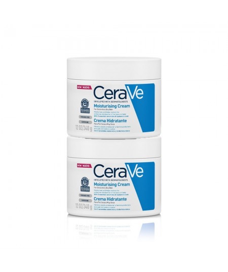 Cerave Duplo Crema Hidratante Piel Seca 2x340 g