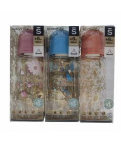 Suavinex Biberón Gold Tetina Silicona Fisiológica Talla L +6M 360 ml