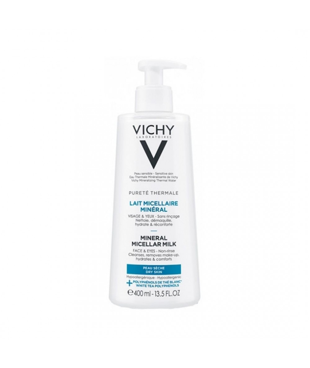 Vichy Purete Thermale Leche Micelar Piel Seca 400 ml
