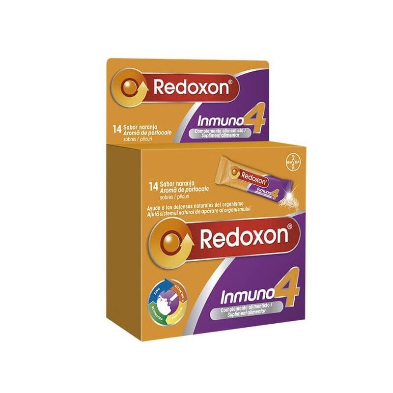 REDOXON INMUNO 4 SABOR NARANJA 14 SOBRES
