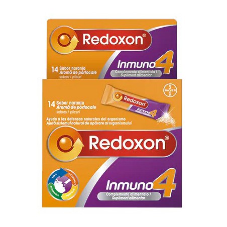 REDOXON INMUNO 4 SABOR NARANJA 14 SOBRES