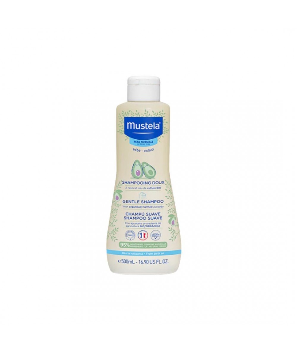 Mustela Bebé Champú Suave con Aguacate Bio 500 ml