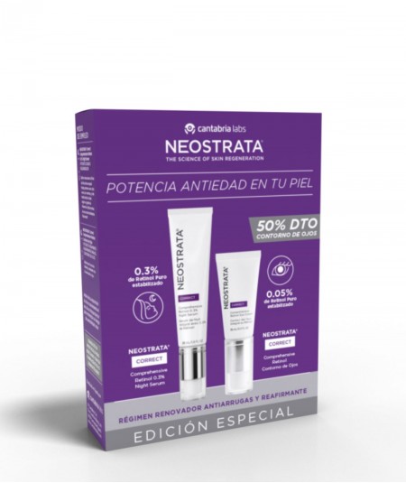 Pack Neostrata Correct Retinol 0.3% Night Serum + Contorno de Ojos