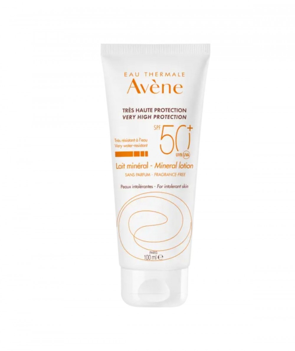 Avene Solar Leche Mineral SPF50+ 100 ml