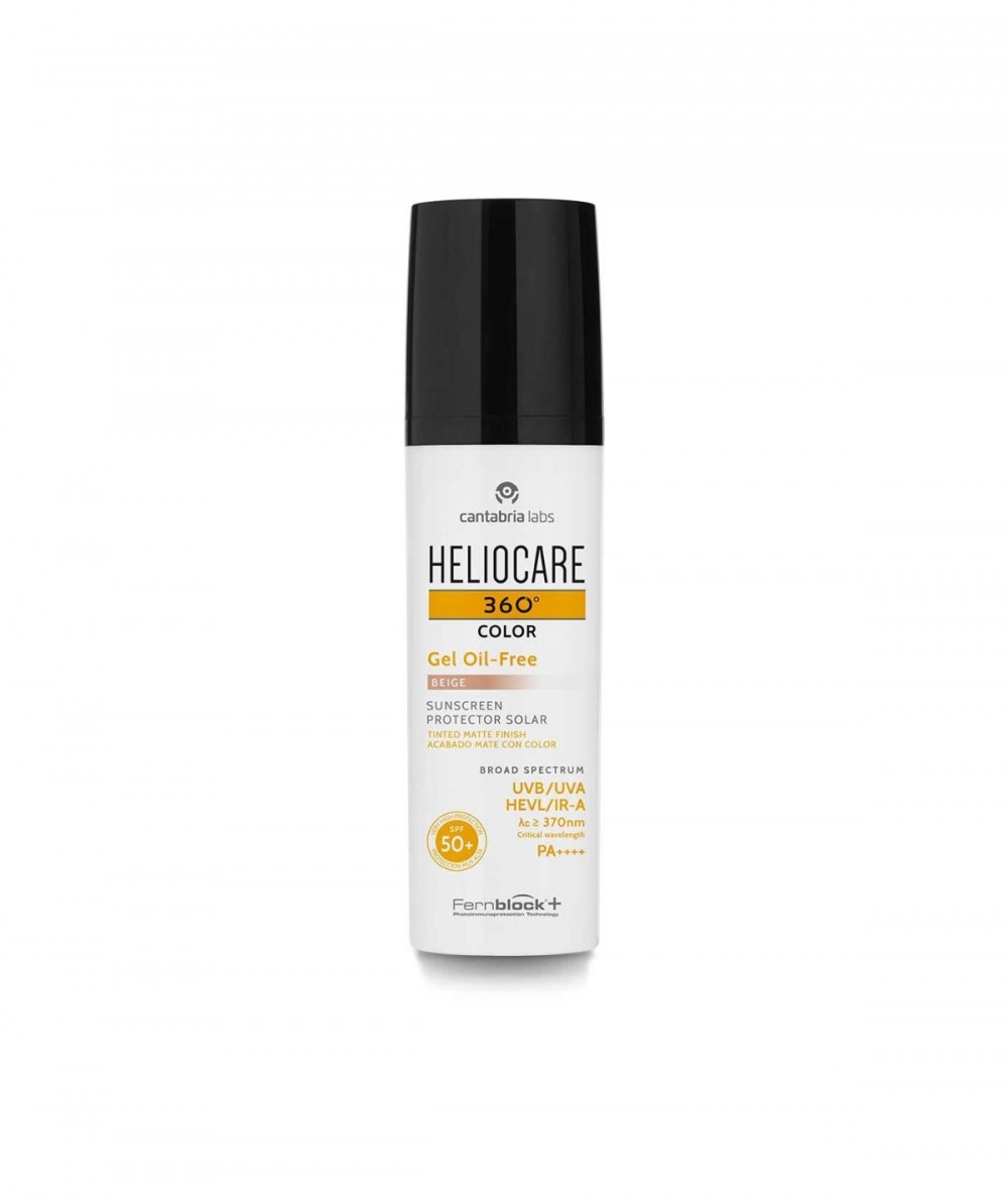 Heliocare 360 Gel Oil Free SPF50 Color Beige 50 ml