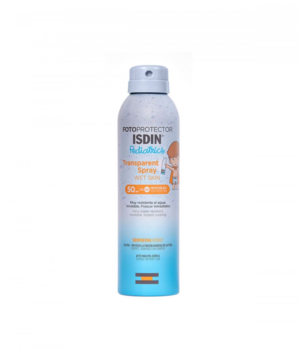 Isdin Transparent Spray Wet Skin Infantil SPF50 250 ml