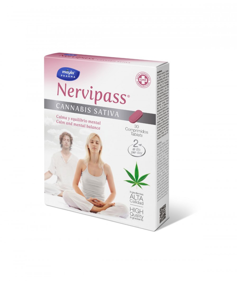 Nervipass Cannabis Sativa 30 Comprimidos