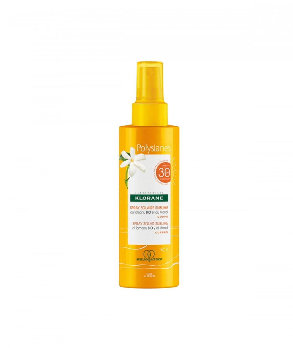 Klorane Polysianes Spray Solar Sublime SPF30 200ml