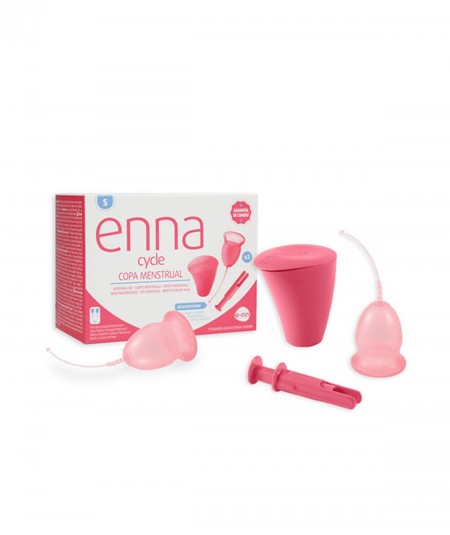 Enna Cycle Copa Menstrual Talla S con Aplicador 2 unidades
