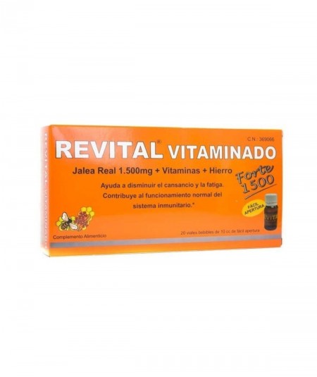 Revital Vitaminado Forte Ampollas Bebibles 10 Viales