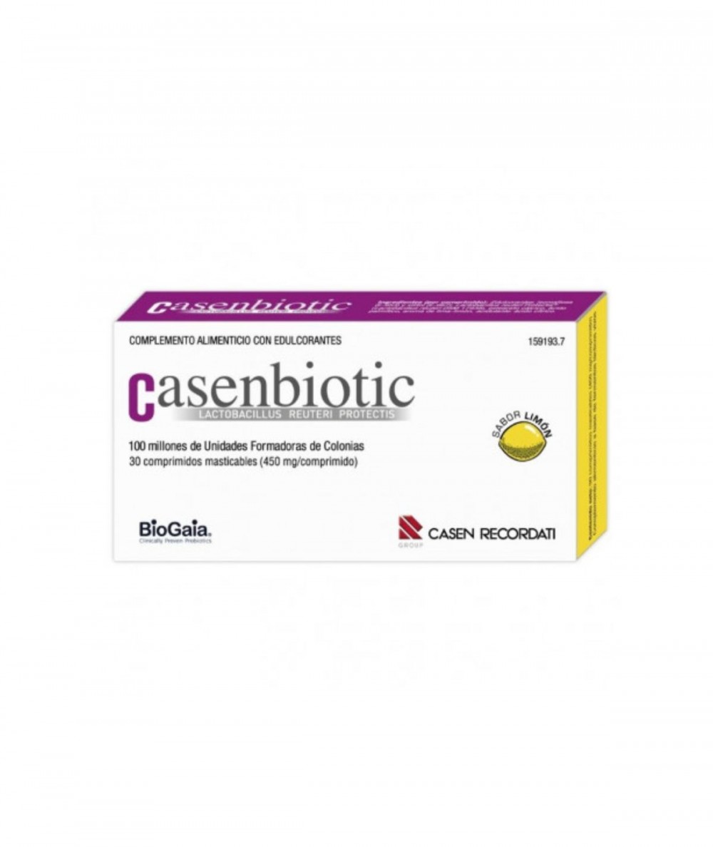 Casenbiotic 30 Comprimidos Sabor Limón