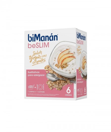 Bimanan Crema de Yogur con Cereales 312g 6 sobres