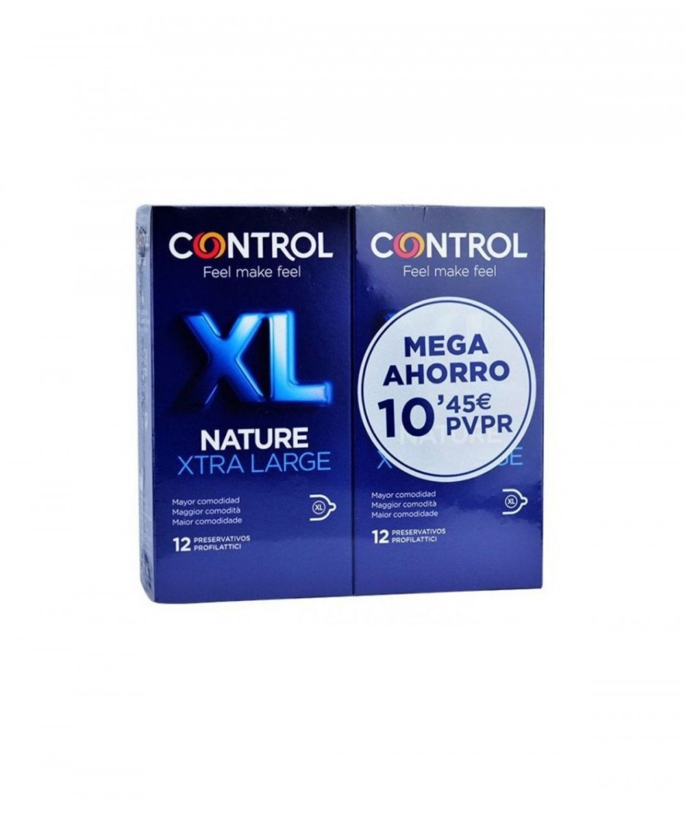 Control Nature XL 12 + 12  Preservativos Pack Ahorro