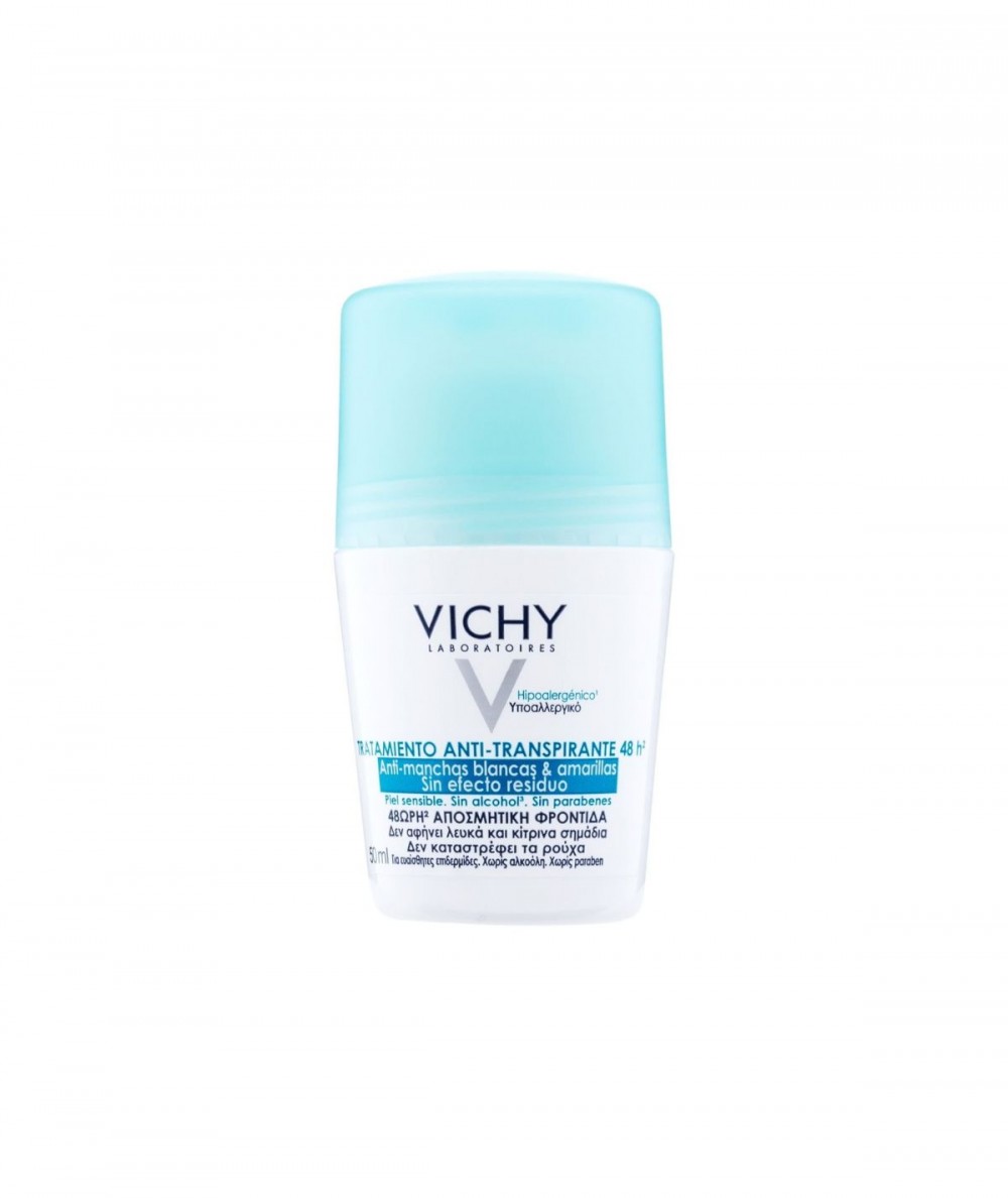 Vichy Desodorante Antitranspirante Antimanchas 48 Horas Roll-On 50 ml