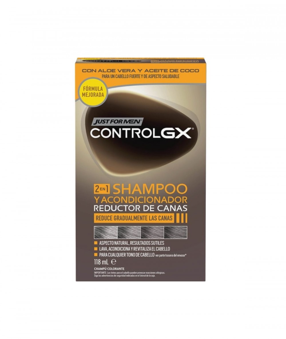Control GX Reductor de Canas 2 en 1 Champú y Acondicionador 118ml