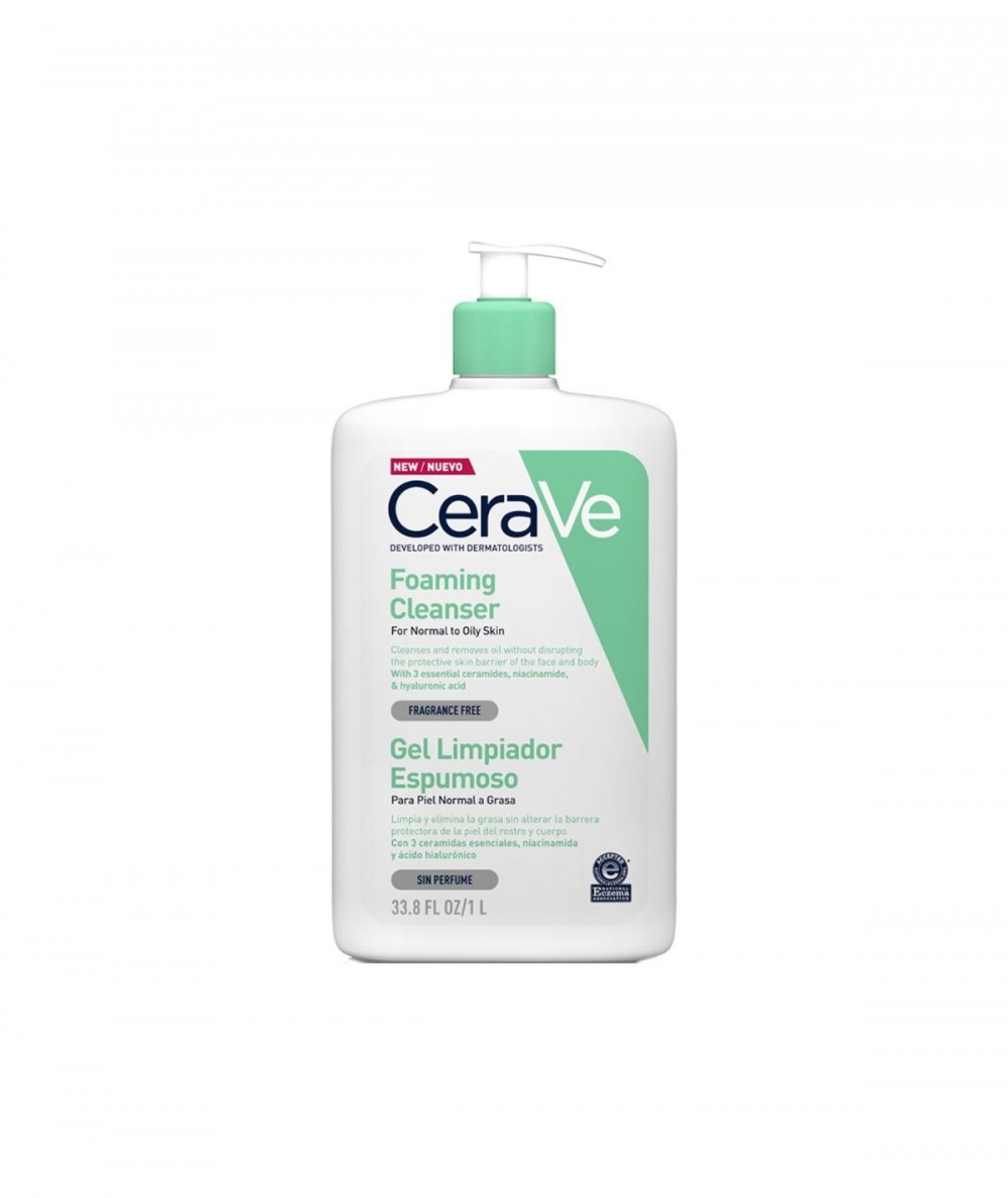 Cerave Gel Limpiador Espumoso 1000ml