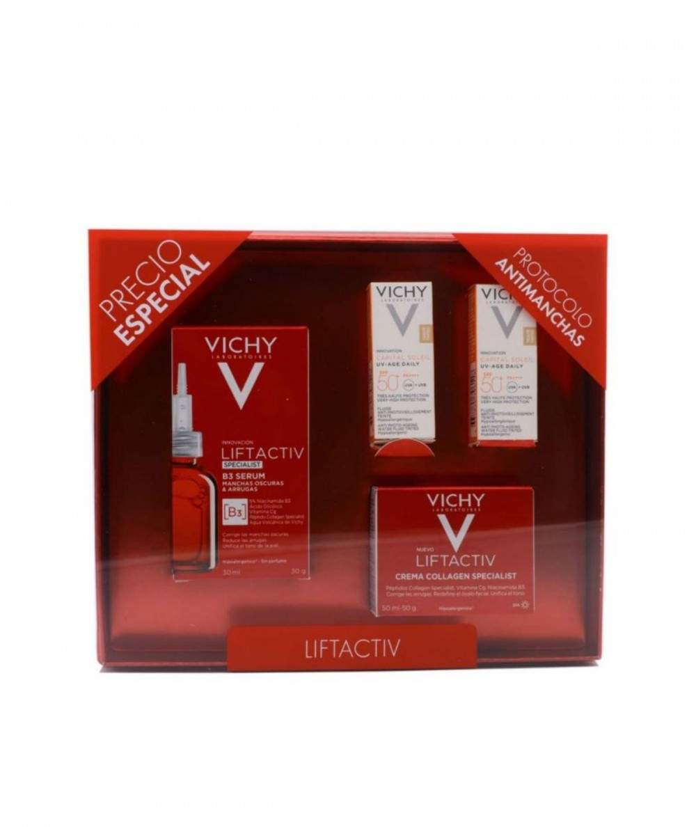 Pack Vichy Antimanchas Serum Liftactiv B3 30ml + Crema Collagen Specialist 50 ml