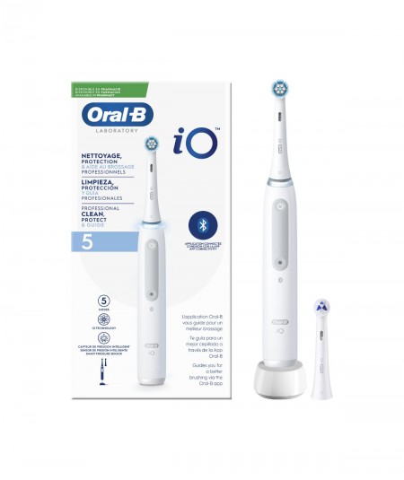 Oral-B iO 5 Cepillo Dental Eléctrico Limpieza, Protección y Guía