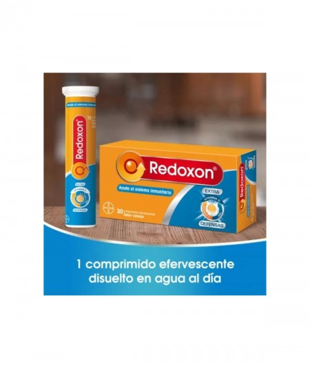 Redoxon Extra Defensas Vitamina C 30 Comprimidos Efervescentes