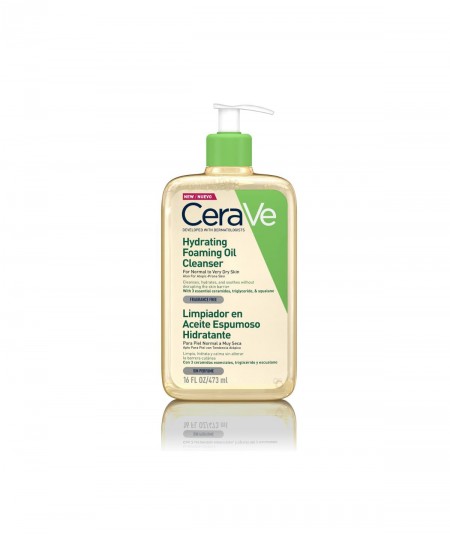 Cerave Limpiador Aceite Espumoso Hidratante 473 ml