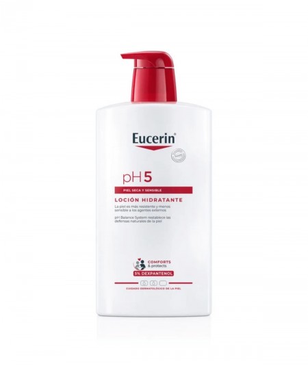 Eucerin pH5 Loción Hidratante Piel Seca y Sensible 1000 ml