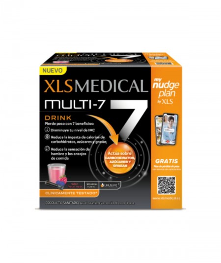XLS Medical Multi-7 Drink 60 Sobres Sabor Frutos Rojos