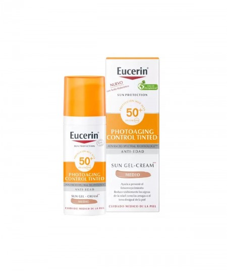 Eucerin Sun Photoaging Control Tinted Antiedad SPF50+ 50 ml