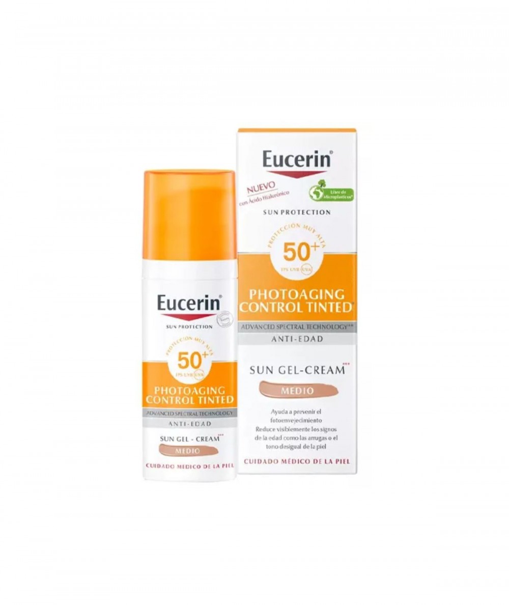 Eucerin Sun Photoaging Control Tinted Antiedad SPF50+ 50 ml