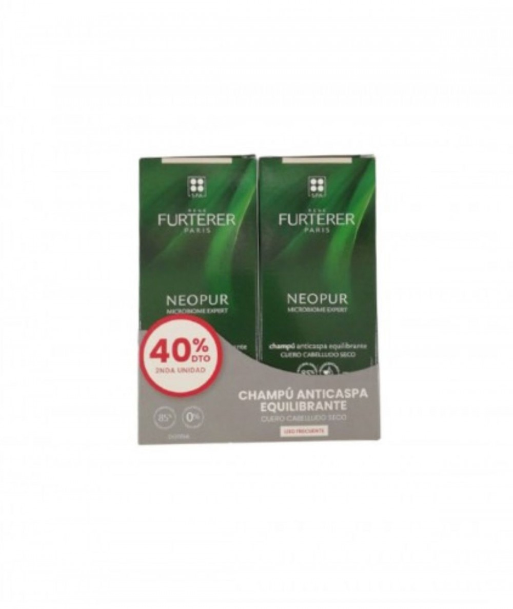 Rene Furterer Neopur Champú Caspa Seca Duplo 2x150 ml