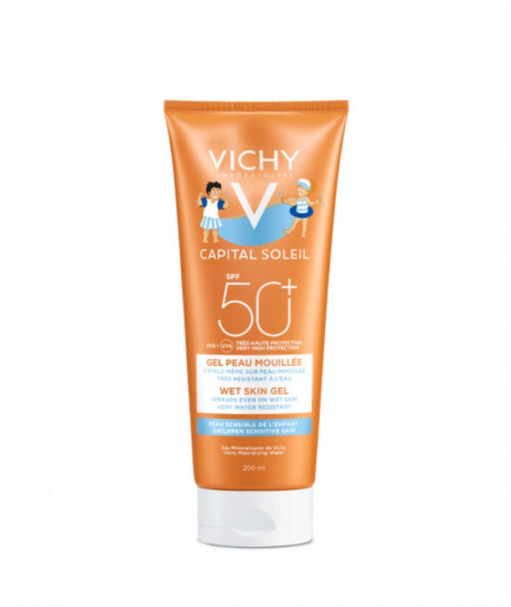 Vichy Capital Soleil Infantil SPF50+ Gel Wet Skin 200 ml