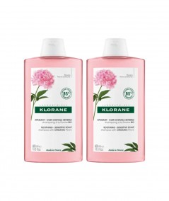 Klorane Champú a la Peonía BIO Duplo 2 x 400 ml