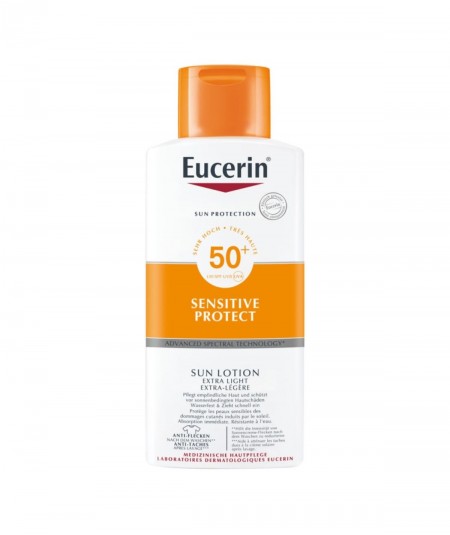 Eucerin Sun Sensitive Extra Light Loción Corporal SPF50+ 400ml