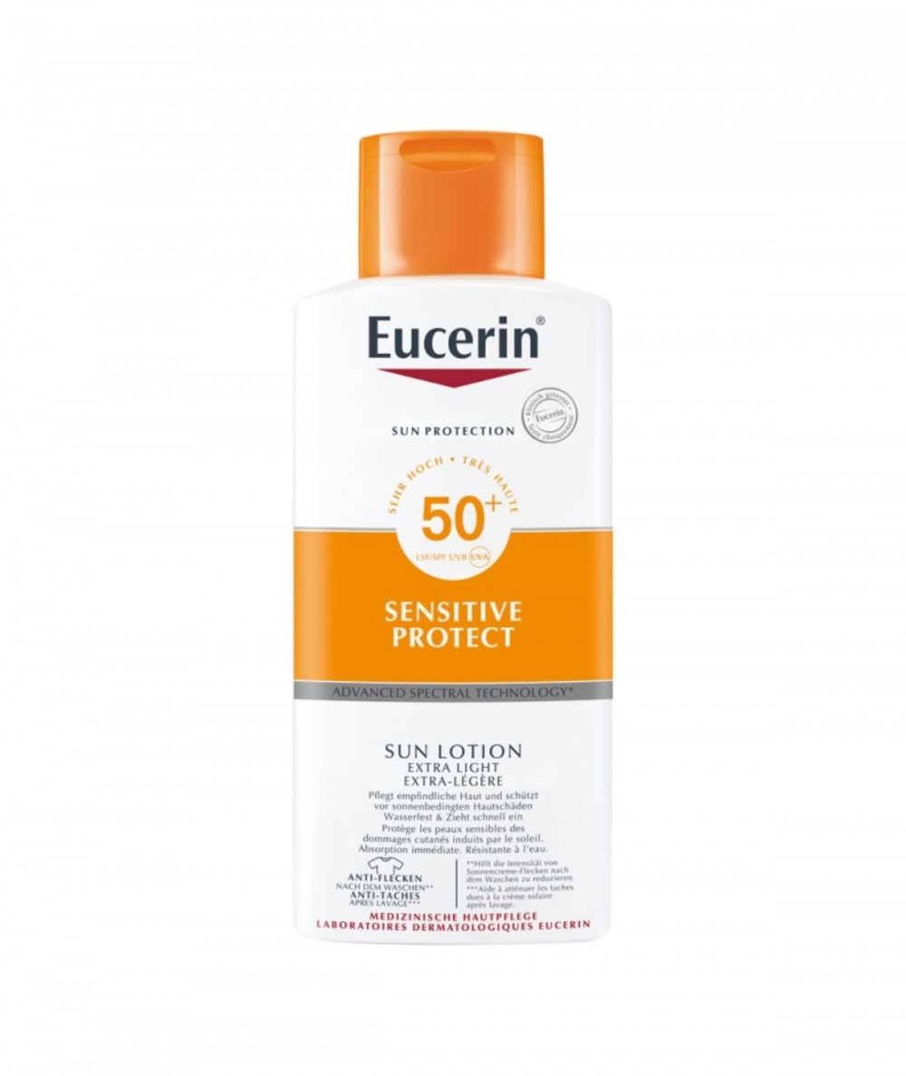 Eucerin Sun Sensitive Extra Light Loción Corporal SPF50+ 400ml