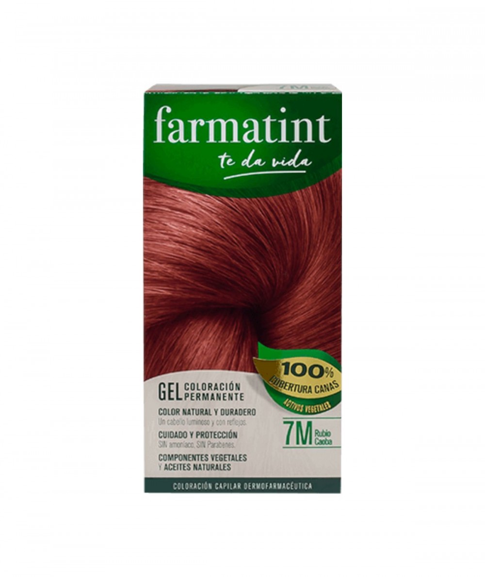 Farmatint 7M Rubio Caoba Coloración Permanente 130 ml