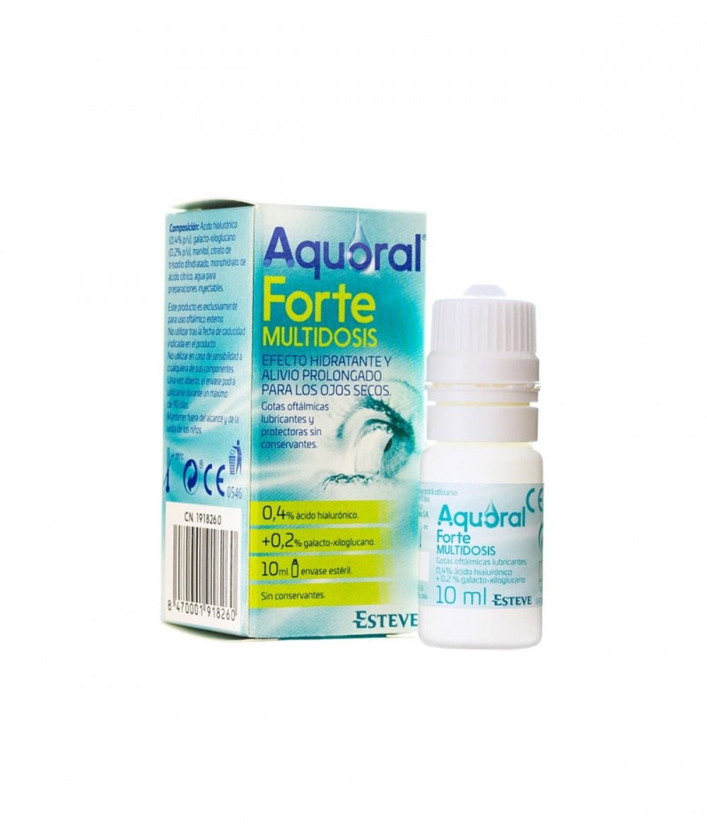 Aquoral Forte Multidosis Gotas Oftálmicas 10 ml