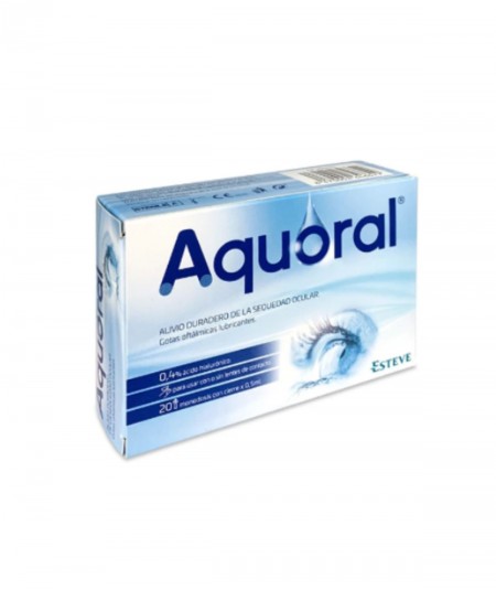 Aquoral Gotas Oftálmicas 0.5 ml 20 Monodosis