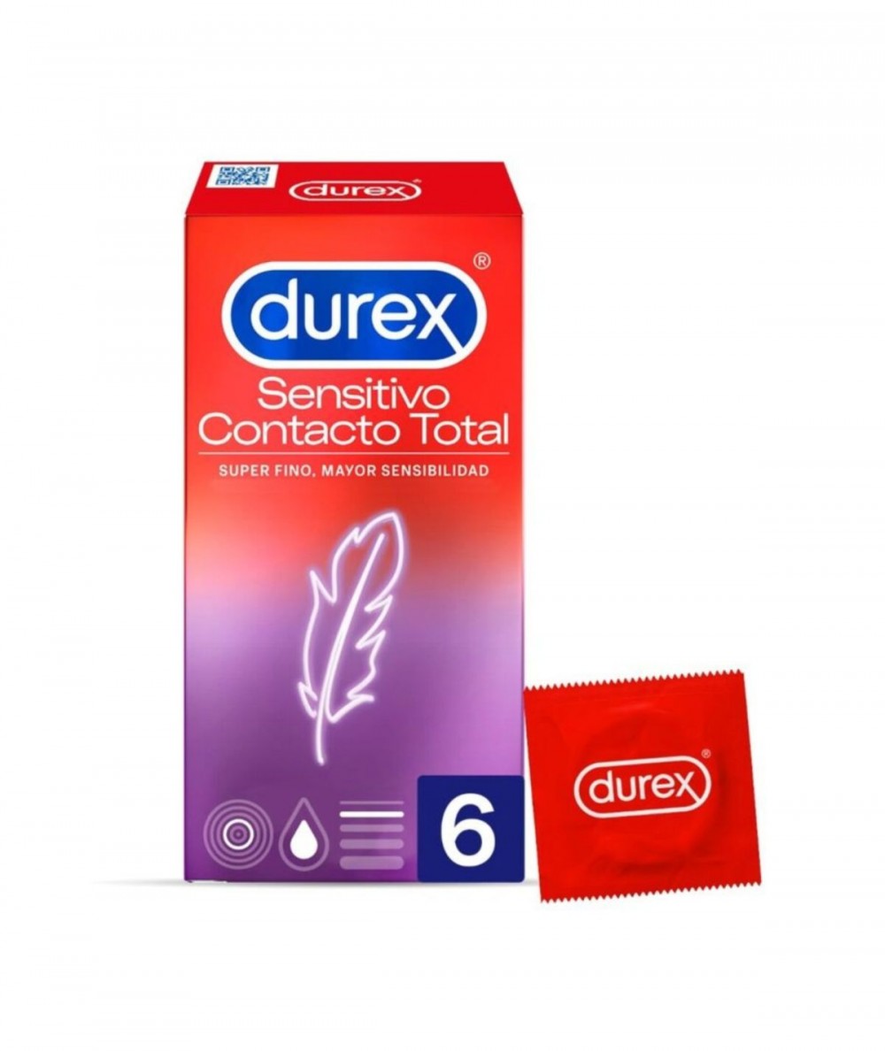 Durex Preservativos Sensitivo Contacto Total 6 Unidades