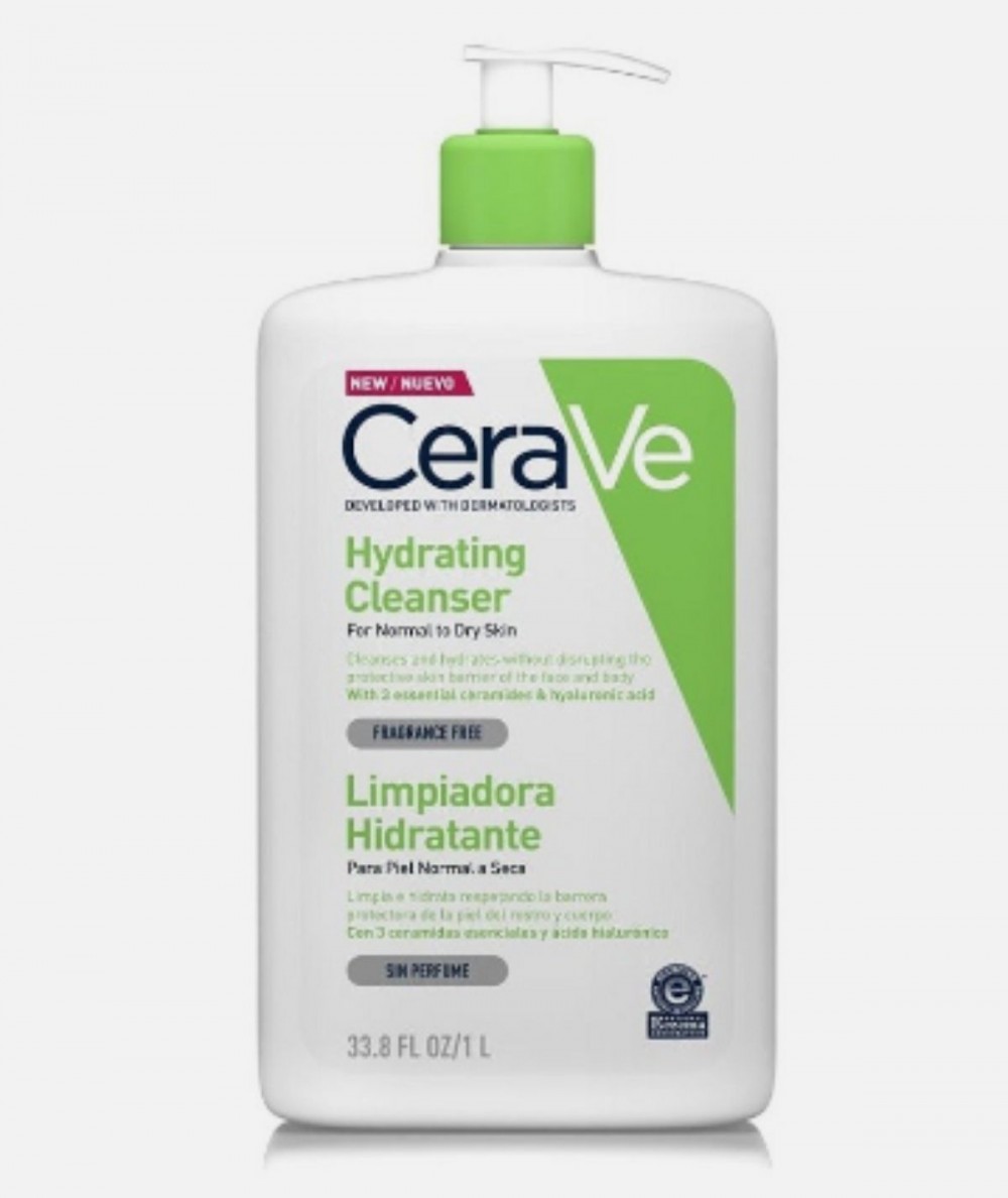 Cerave Hydrating Cleanser Crema Limpiadora 1L