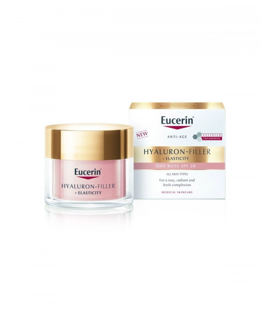 Eucerin Hyaluron Filler +Elasticity Crema de Día Rose 50 ml