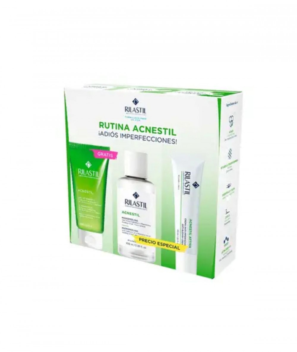 Rilastil Acnestil Pack Micropeeling +Crema Acnestil Attiva