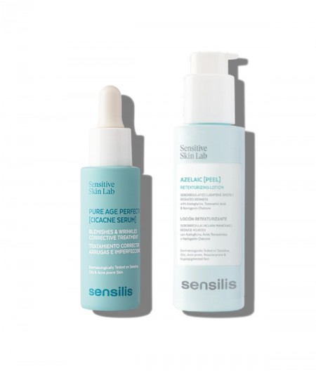 Sensilis Pack Pure Age Serum 30 ml + Azelaic Peel 100 ml + Photocorrection 15 ml