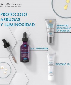 Skinceuticals Cofre HA Intensifier Serum + Glycolic 10 Renew + Advanced Brightening 15 ml